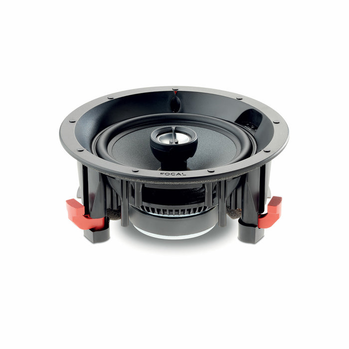 Focal 100ICW6 6.5" 100W Max 8 Ohm in-Wall/in-Ceiling 2-Way Coaxial Speaker with Mounting Kit, (Each)