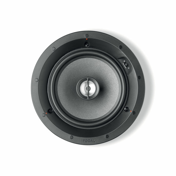 Focal 100ICW6 6.5" 100W Max 8 Ohm in-Wall/in-Ceiling 2-Way Coaxial Speaker with Mounting Kit, (Each)