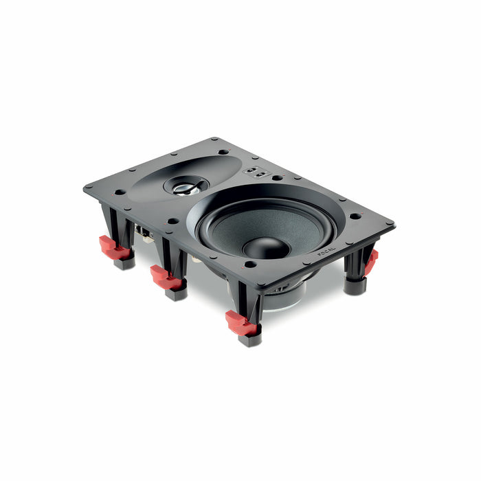 Focal 100 IW6 6.5" 120W Max Power 8 Ohm 2-Way In-Wall Speaker with Mounting Kit, (Each)