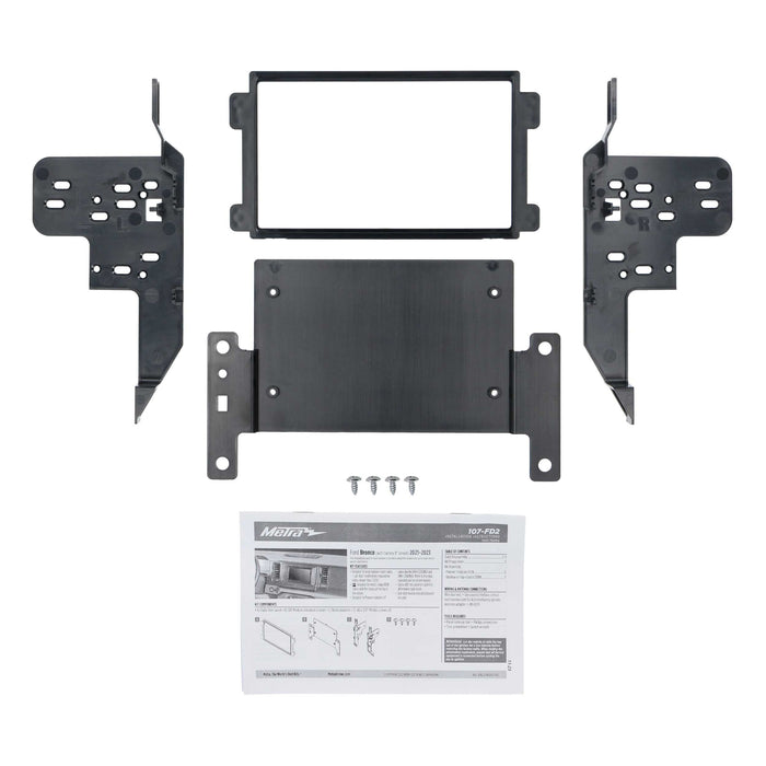 Metra 107-FD2 Dash Kit for Pioneer Modular 6.8" Receivers for select 2021-2023 Ford Bronco