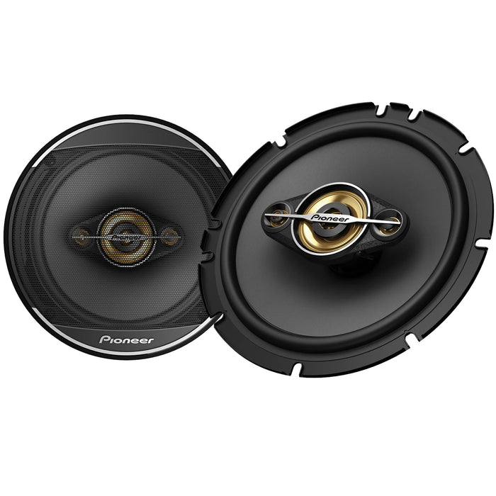 Pioneer TS-A1681F 6.5" 350 Watt 4-Way Full-Range Coaxial Car Speakers (pair)