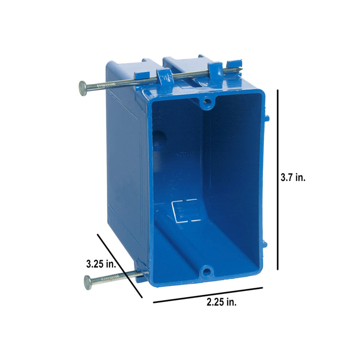 1-Gang 20.3 cu. in. New Work Electrical Outlet Box and Switch