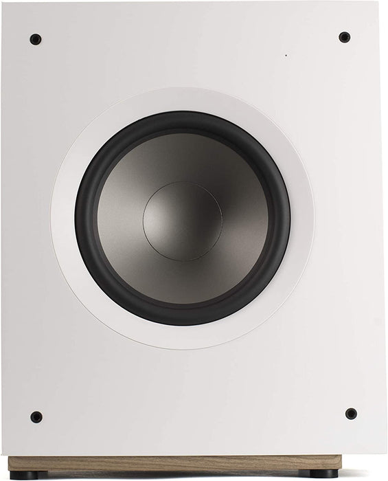 Jamo S810 10" Polyfiber Woofer 150W Class D AMP Powered Subwoofer White