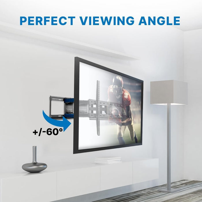 AM3780 Articulating TV Wall Mount for 37” to 80” 99 lbs TV Displays