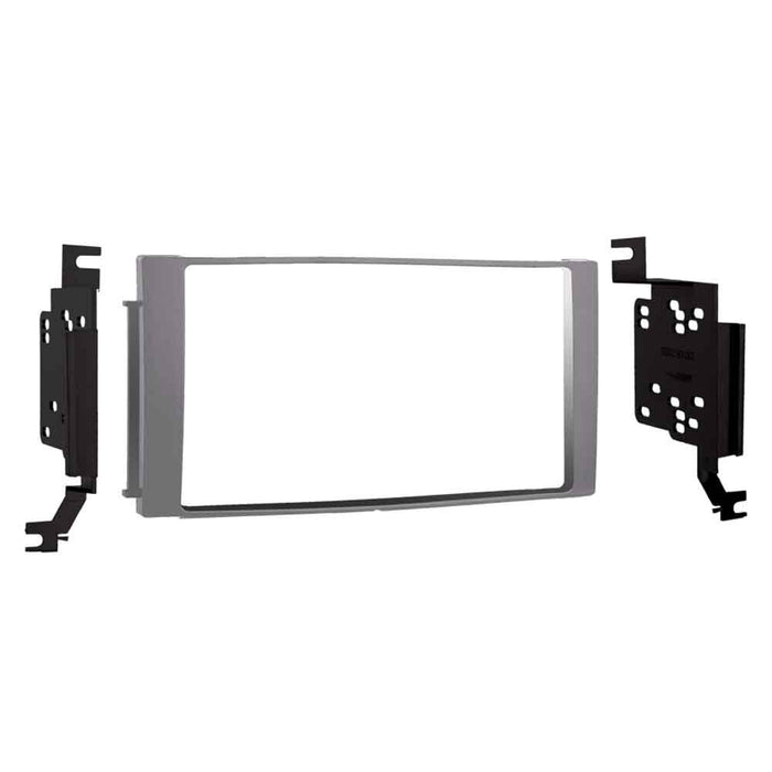 Metra 95-7325S Double DIN Dash Kit for select 2007-2012 Hyundai Santa Fe - Silver