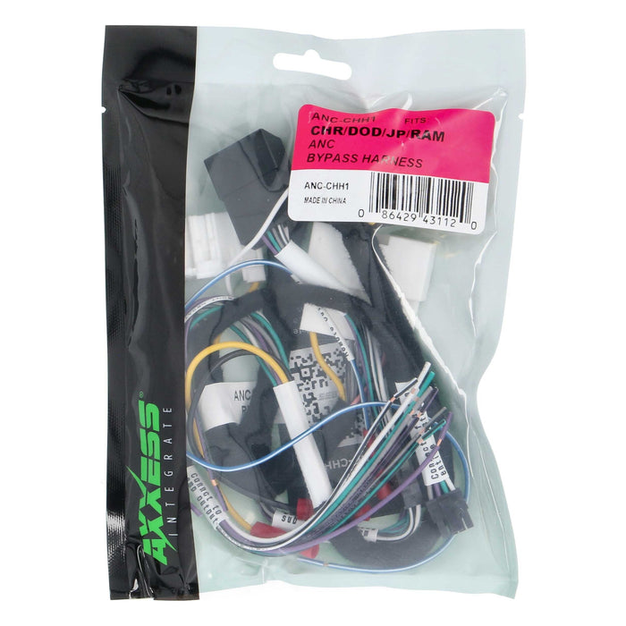 Axxess ANC-CHH1 ANC Bypass Harness for select 2015-2022 Chrysler, Dodge, Jeep, RAM Vehicles