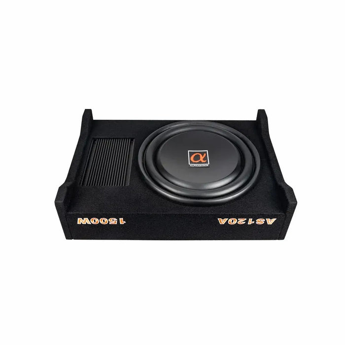 Alphasonik AS120A 12" 1500W 4 Ohms Shallow Mount Enclosed Subwoofer