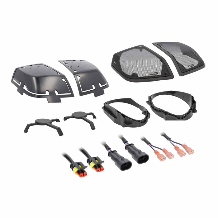 Metra BC-HDC69-2 6x9" Speaker Adapters Cut-In Saddlebag Lids for select 2014-2023 Harley Davidson