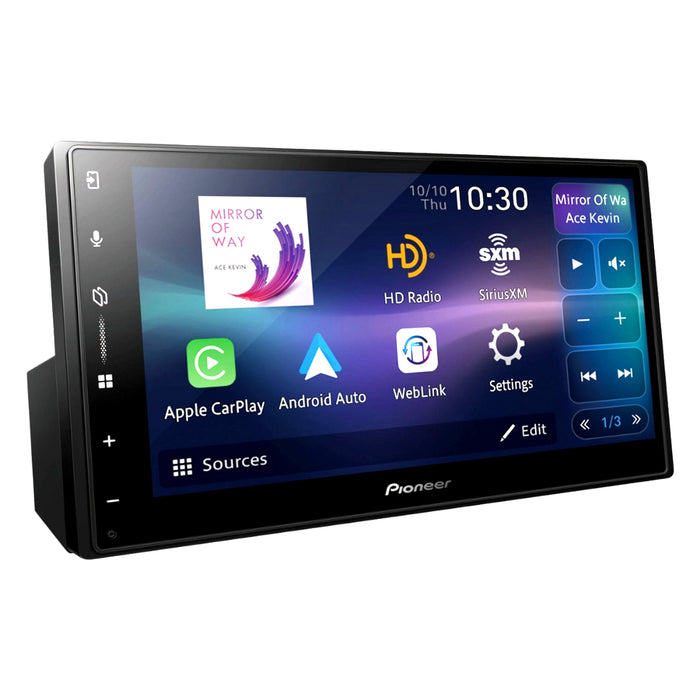 Pioneer DMH-2000NEX 6.8" Touchscreen Multimedia Receiver with Apple CarPlay, Android Auto & Bluetooth