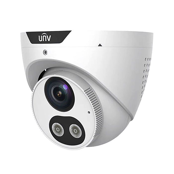 Uniview 8MP 2.8mm Fixed Lens IP Network Turret Security Camera with Night Vision