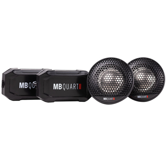 MB Quart FT1-25 Formula Series 50W 30 KHz 1-inch Aluminum Dome Tweeter Kit, Pair