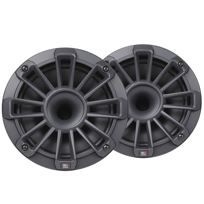 MB Quart NH2-116 Nautic 6.5" 150 Watt Marine Grade Compression Horn Speakers (Pair)