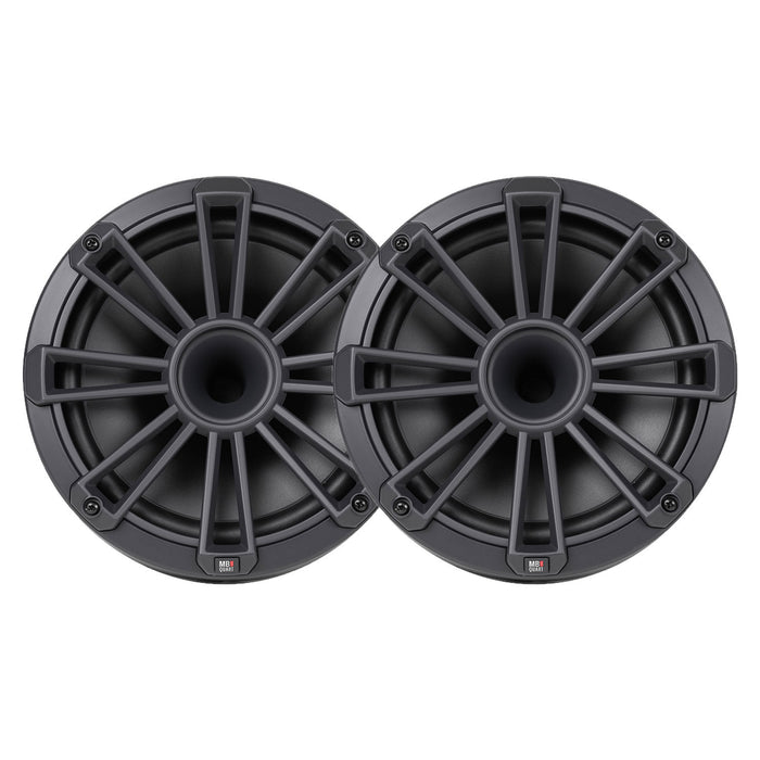 MB Quart NH2-120 Nautic 8" 180 Watts Marine Grade Compression Horn Speakers (Pair)