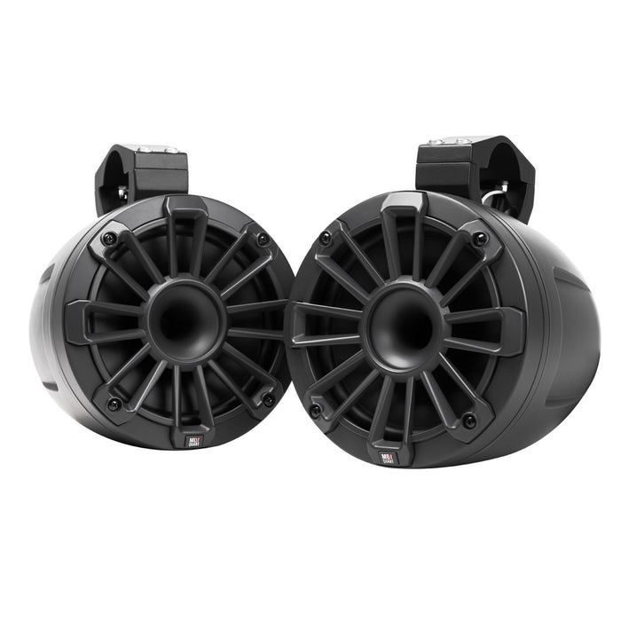 MB Quart NHT2-116 Nautic 6.5 Inch 150 Watts Marine Grade Compression Horn Tower Speakers (Pair)