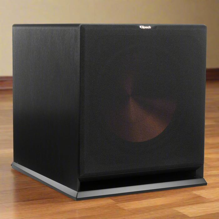 Klipsch R-115SW 15" 800W Peak Powered Home Subwoofer Brushed Black Polymer Veneer