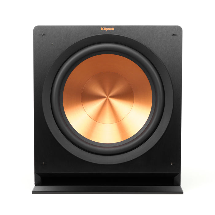 Klipsch R-115SW 15" 800W Peak Powered Home Subwoofer Brushed Black Polymer Veneer