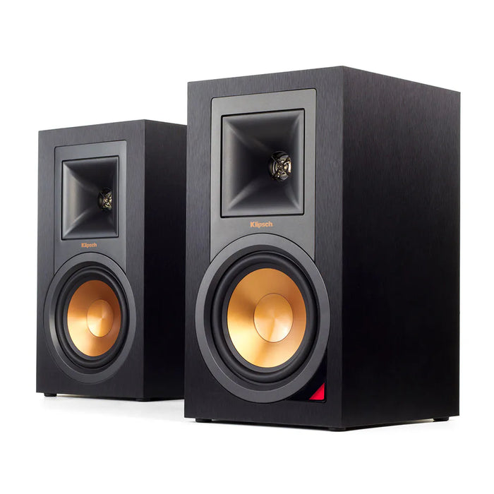 Klipsch R-15PM 5.25" Powered Monitors Bluetooth Bookshelf Speakers - Black (pair)