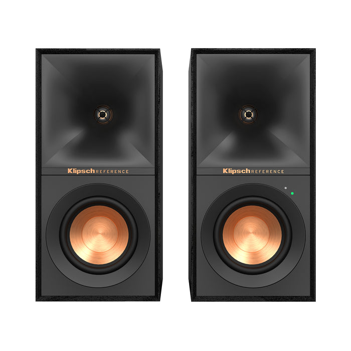 Klipsch R-40PM Powered Bookshelf Speaker (pair) and Onkyo DX-C390 6-Disc Carousel CD Changer CD Player