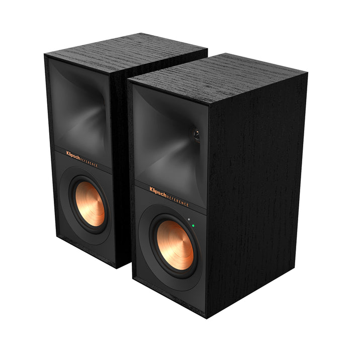 Klipsch R-40PM 4" 240W Powered Bookshelf Speaker with Bluetooth - Black (pair)