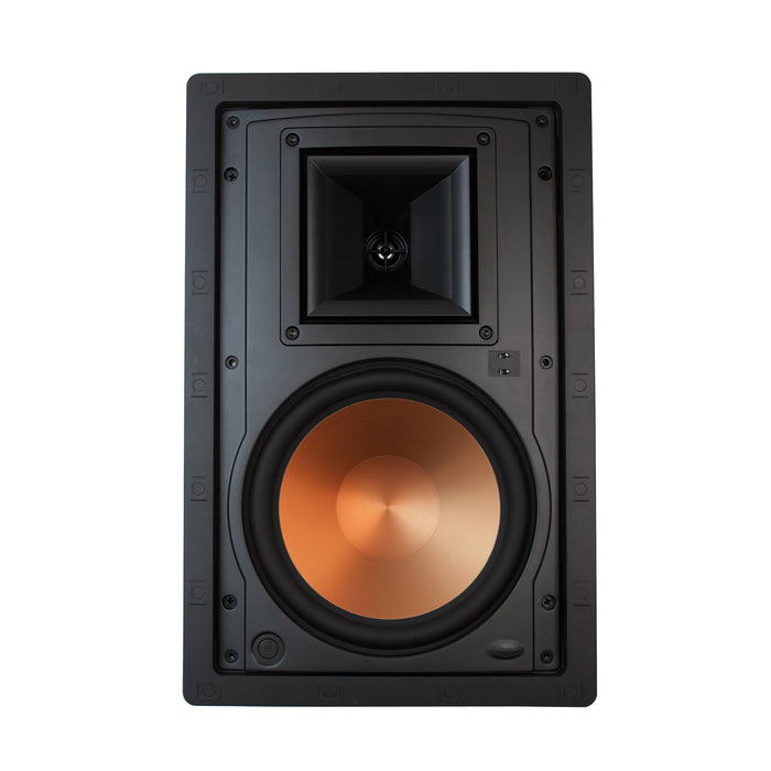 Klipsch R-5800-W II 8-inch 200W Peak Power In-Wall Speaker, White (each)