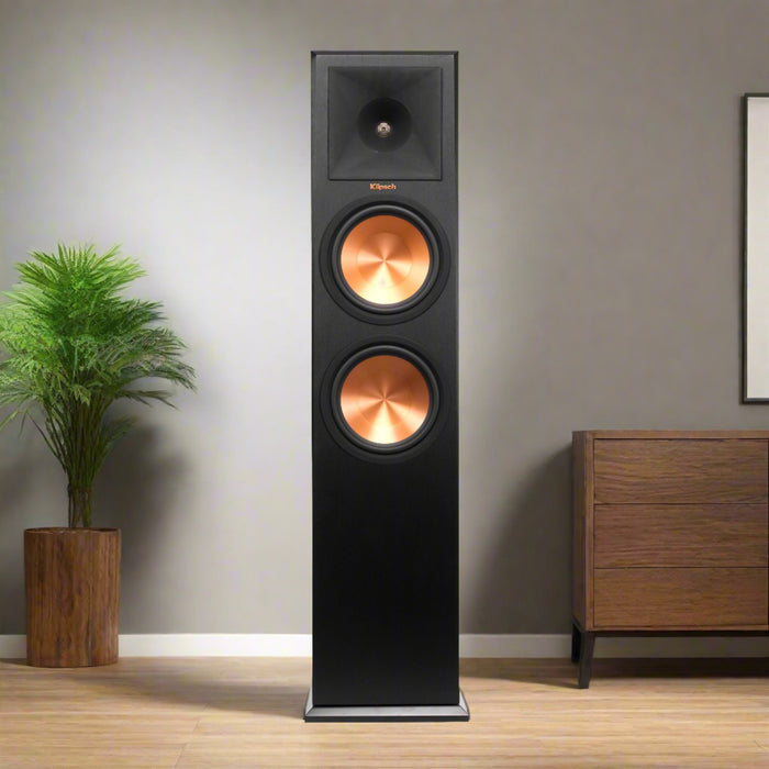 Klipsch Reference Premiere RP-280F Floorstanding Speaker 600W Max Power Dual 8" Woofers - Ebony