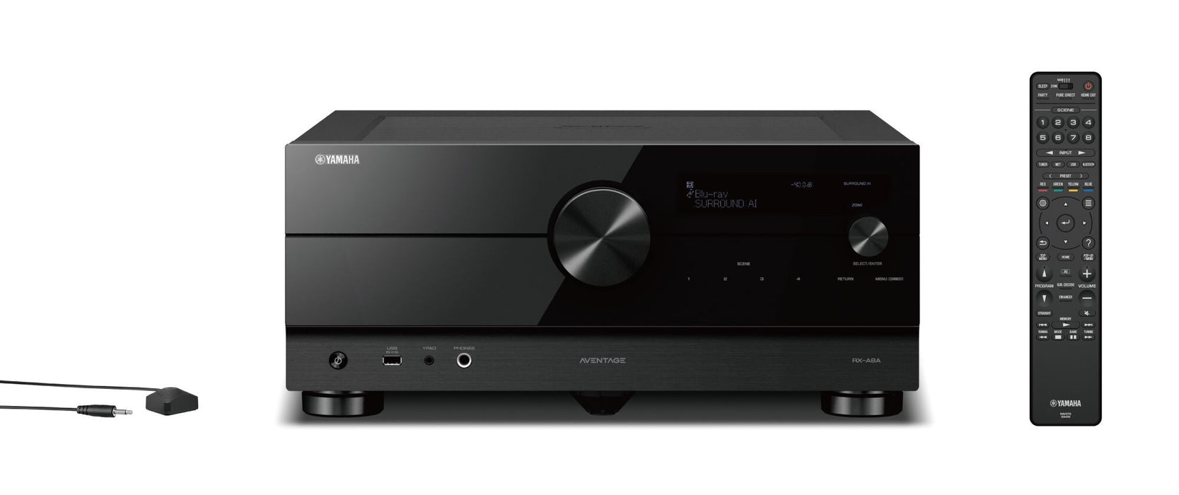 Yamaha AVENTAGE RX-A8A 11.2-Channel A/V receiver with Dolby Atmos, Wi-Fi, Bluetooth, Apple AirPlay 2, MusicCast and Amazon Alexa