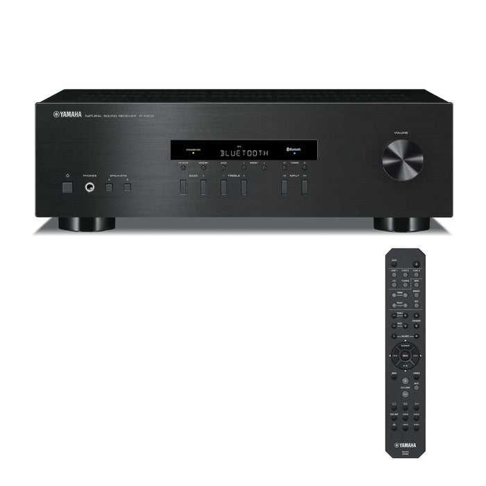 WiiM Mini AirPlay2 Wireless Hi-Res Audio Streamer Preamplifier and Yamaha R-S202 2-Channel Natural Sound Stereo Receiver