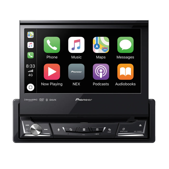 Pioneer AVH-3500NEX Single DIN 7" Touchscreen Flip Out DVD/CD Receiver with CarPlay and Android Auto