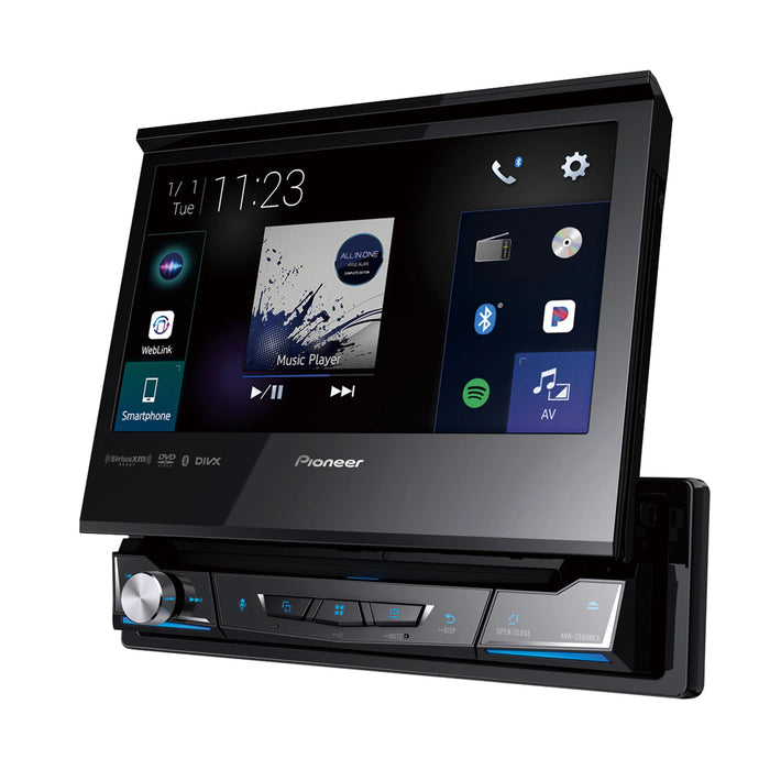 Pioneer AVH-3500NEX Single DIN 7" Touchscreen Flip Out DVD/CD Receiver with CarPlay and Android Auto