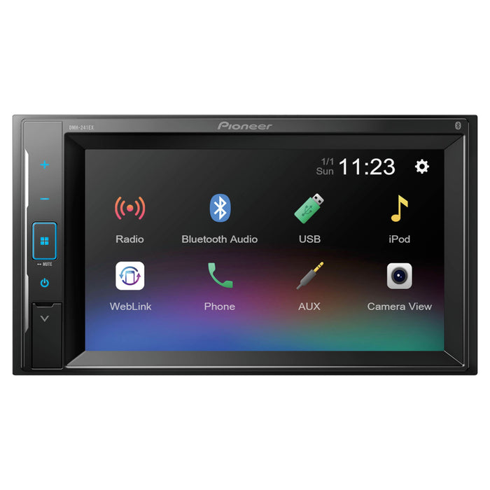 Pioneer DMH-241EX 6.2" Touchscreen Multimedia Receiver with Bluetooth