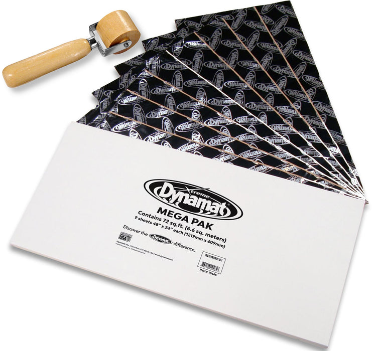 Dynamat 10465 24" x 48" Sound Deadening Xtreme Kit Mega Pack (9 Sheets)