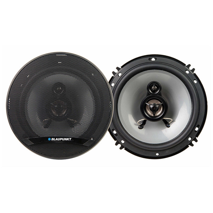 Blaupunkt GTX630 GTX Series 6.5" 300 Watt Max 3-Way Coaxial Speakers (pair)