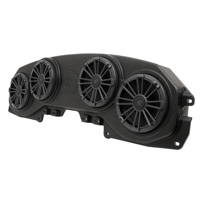 MB Quart MBQJ-48CRGB Jeep Wrangler JL/Gladiator JT Rear Overhead Soundbar with 8" Coaxial Speakers Enclosure and RGB LED Lighting