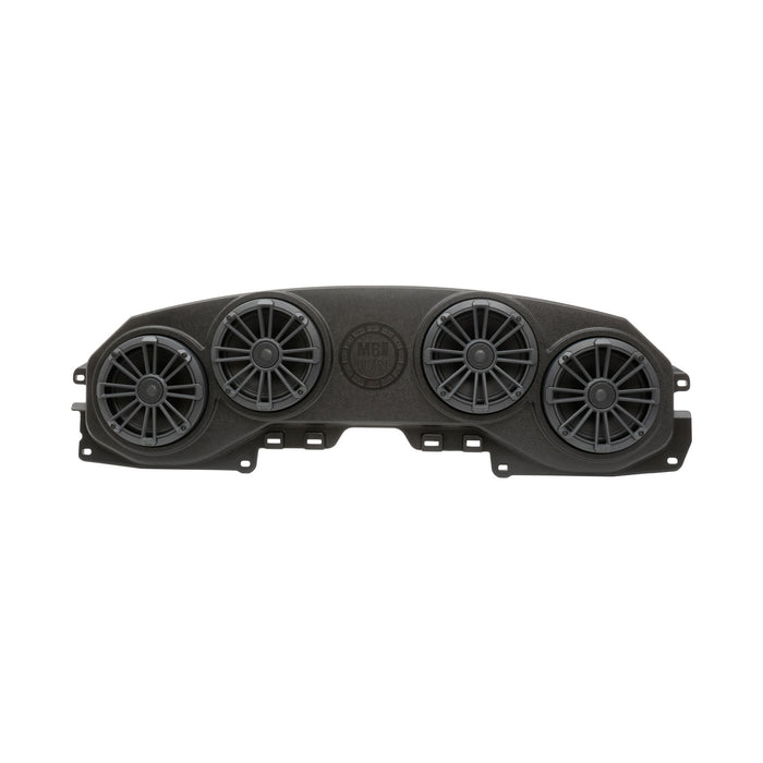 MB Quart MBQJ-48CRGB Jeep Wrangler JL/Gladiator JT Rear Overhead Soundbar with 8" Coaxial Speakers Enclosure and RGB LED Lighting