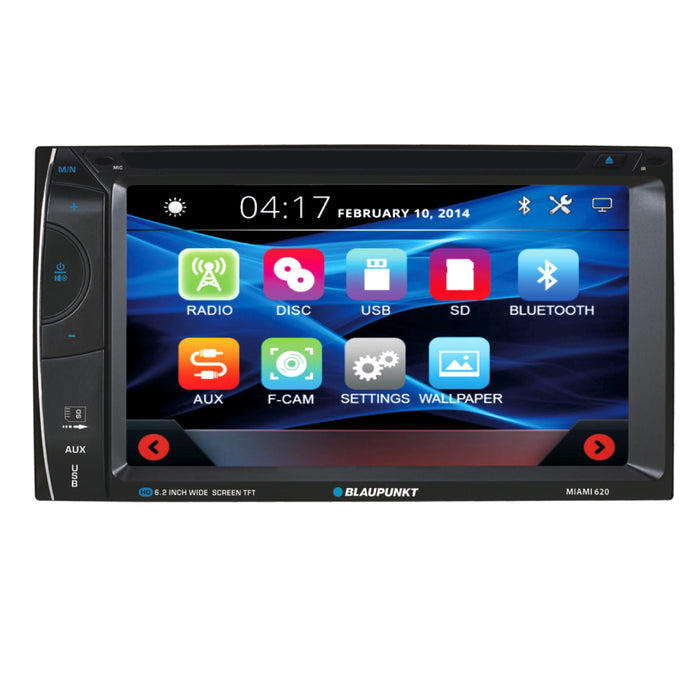 Blaupunkt MIAMI 620 6.2" Touchscreen Digital Media DVD Receiver with Bluetooth