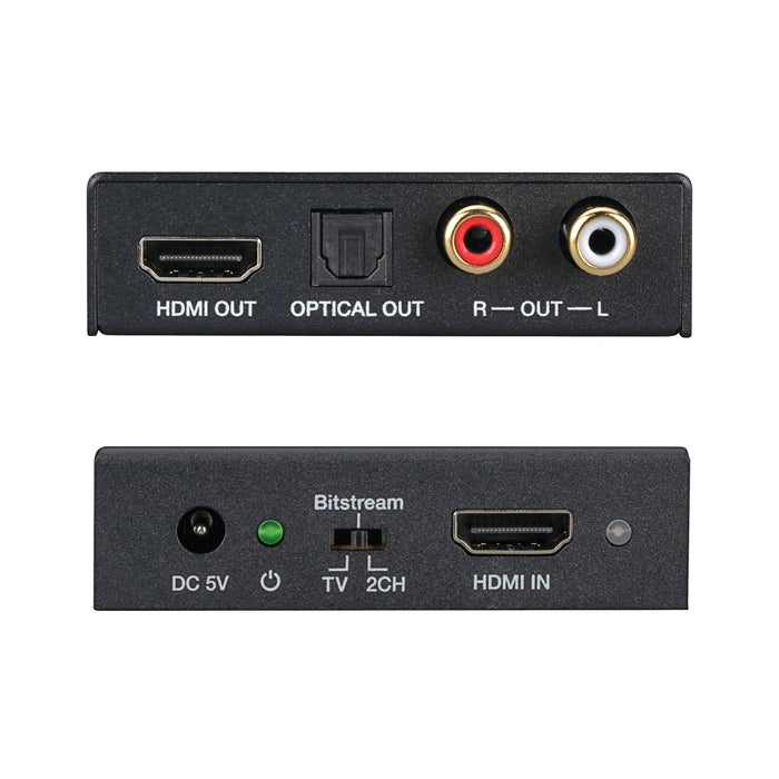 PulseAudio PA4KAE-DD 4K HDMI Audio Extractor with Dolby DTS Downmixing