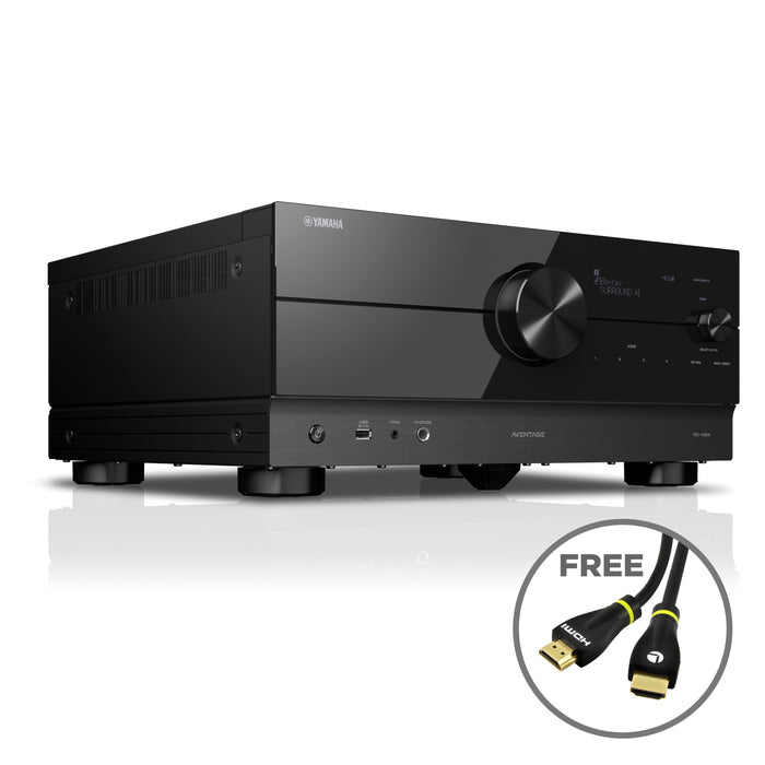 Yamaha RX-A6A AVENTAGE 9.2-Channel AV Receiver with Dolby Atmos, 8K HDMI and DTS:X