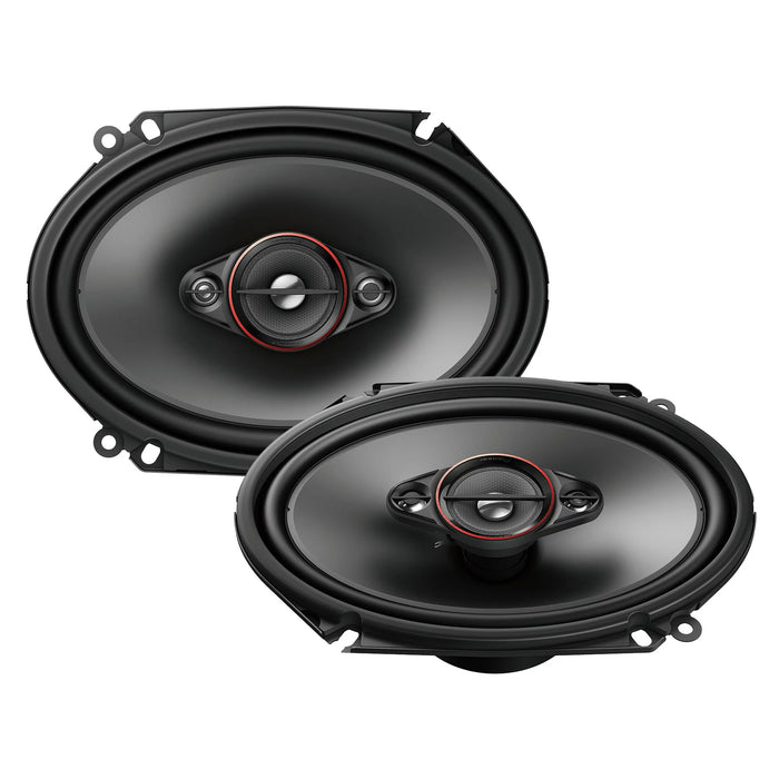 Pioneer TS-800M 6" x 8" inch 4-Way Full Range 350W Max Power Coaxial Speakers (Pair)