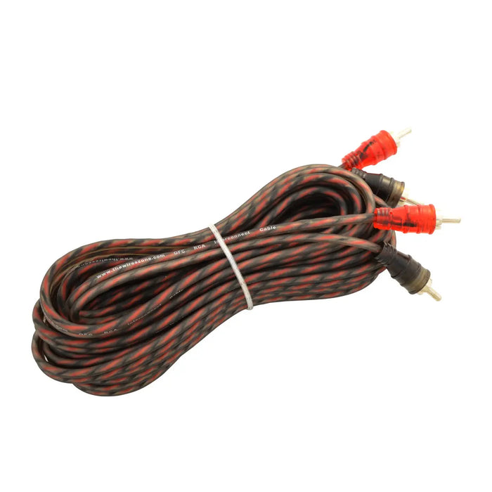 1-20ft 2-Channels Male-to-Male Twisted Pair OFC RCA Interconnect Cable The Wires Zone