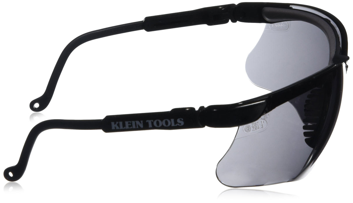 Klein Tools 60046 Protective Eyewear, Black Frame with Dark Gray Lens