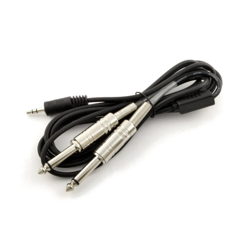 AUX 3.5-Inch MP3 to DUAL 1/4-Inch (3FT-6FT) Speaker Cable Black Others