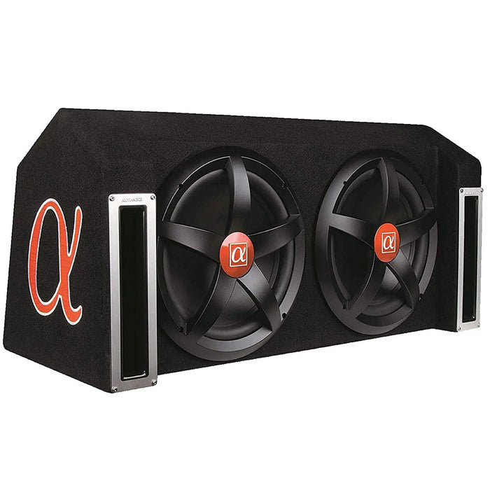 Alphasonik APP122 12" 1500W Dual Subwoofer Car Bass with Amplifier & Installation Kit Alphasonik