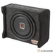 Alphasonik AS8DF 8" 600 Watts 4-Ohm Down Fire Shallow Mount Flat Enclosed Subwoofer Alphasonik