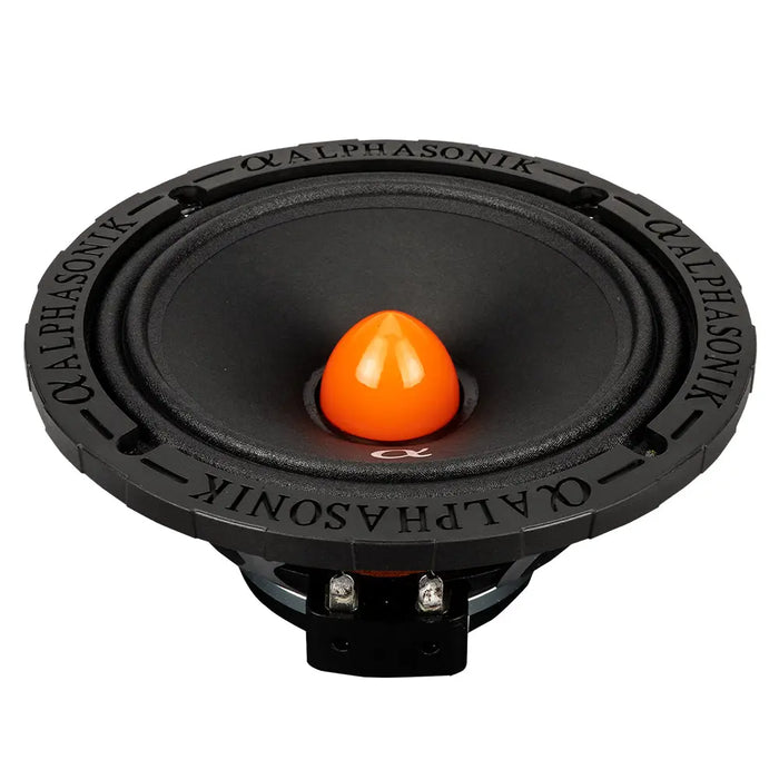 Alphasonik MPRO654 Mayhem Series 6.5" Midrange Speakers 4 Ohm Neodymium Pair Alphasonik