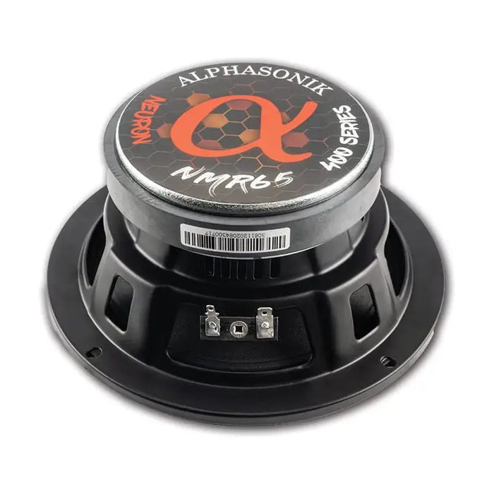 Alphasonik NMR65 Neuron Series 6.5" 600 Watts Mid Range Speaker 4 Ohms (Pair) Alphasonik