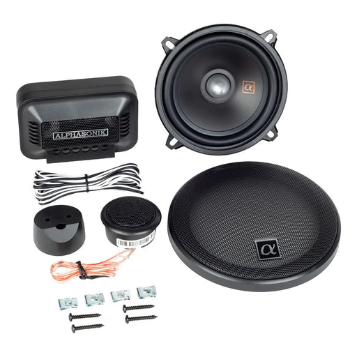 Alphasonik NS500C Neuron Series 5.25" 2 Way 180 Watts Component Speakers Alphasonik