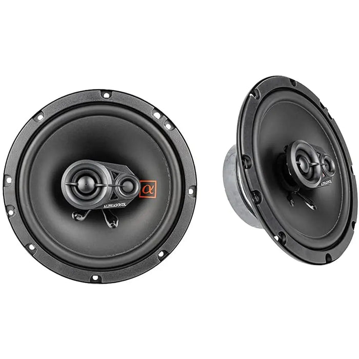 Alphasonik NS653 Neuron Series 6.5" 150 Watts 3-Way Full Range Car Audio Speaker (Pair) Alphasonik