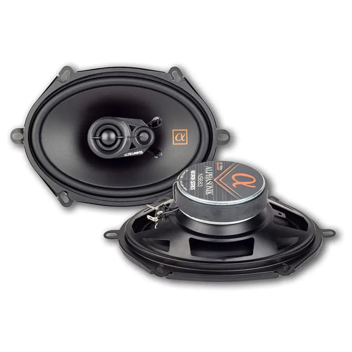 Alphasonik NS683Neuron Series 6 x 8 180 Watts 3-Way Full Range Car Audio Speaker (Pair) Alphasonik