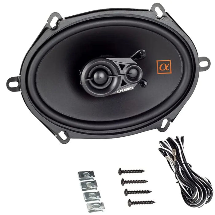 Alphasonik NS683Neuron Series 6 x 8 180 Watts 3-Way Full Range Car Audio Speaker (Pair) Alphasonik