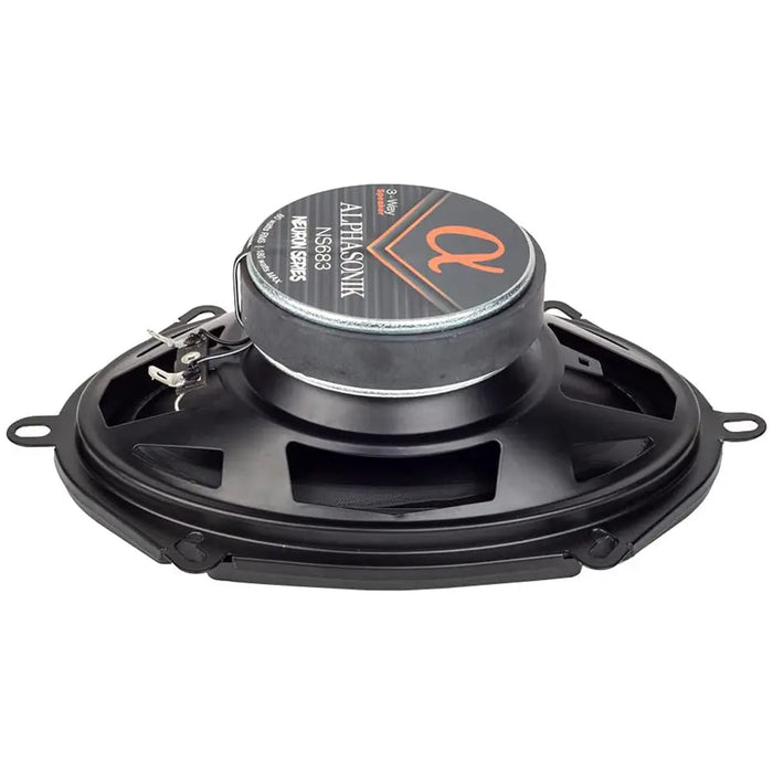 Alphasonik NS683Neuron Series 6 x 8 180 Watts 3-Way Full Range Car Audio Speaker (Pair) Alphasonik